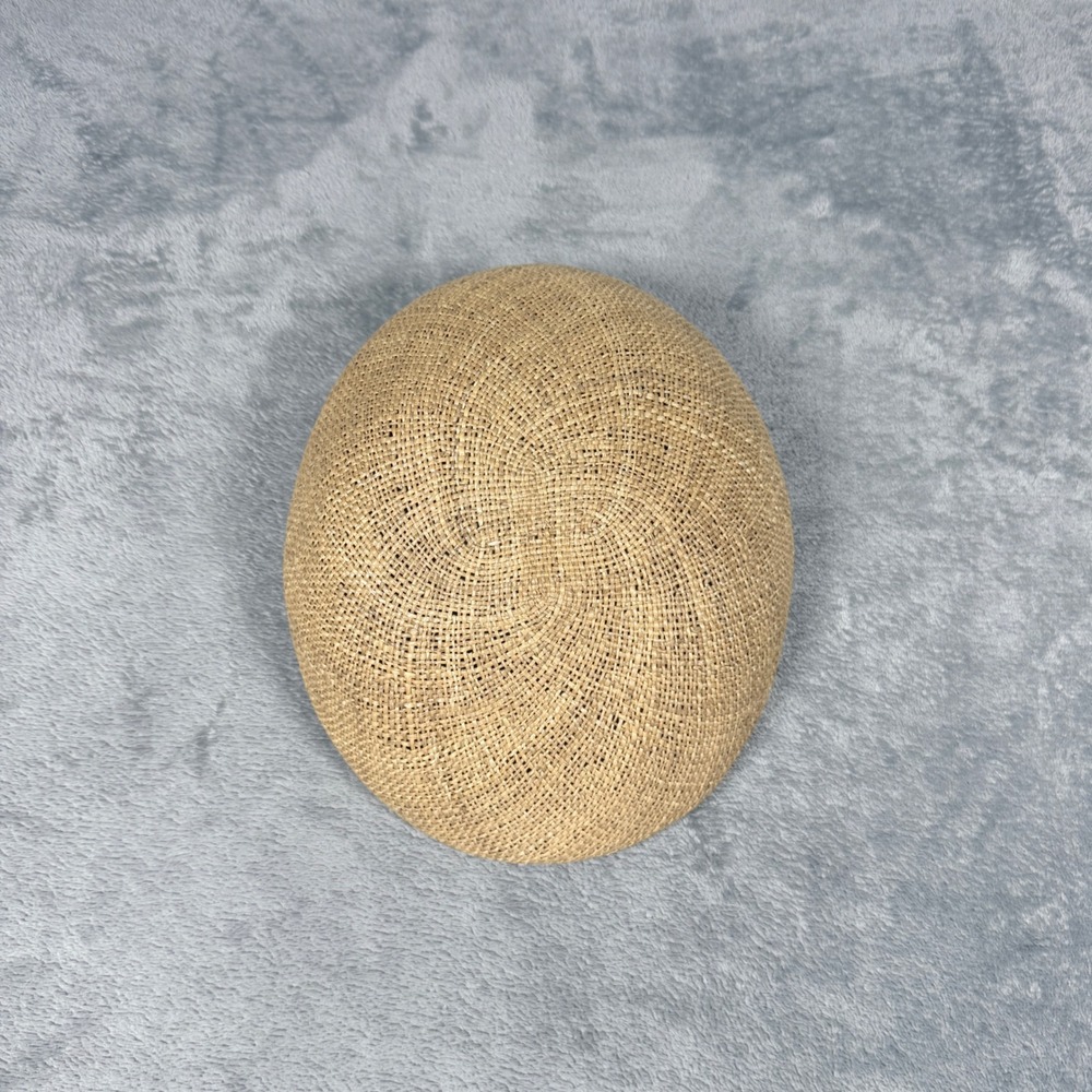 Country Gentleman Mens Medium Straw Flat Cap Tan Woven Driver Hat